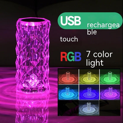 Crystal Rose Lamp Atmosphere Creative Led Table Lamp - Homevibz