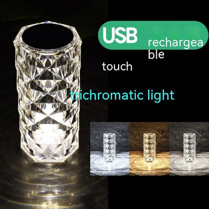 Crystal Rose Lamp Atmosphere Creative Led Table Lamp - Homevibz
