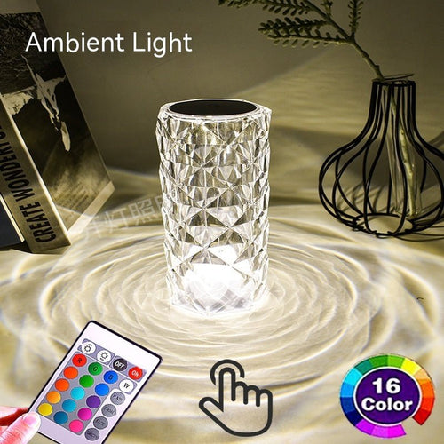 Crystal Rose Lamp Atmosphere Creative Led Table Lamp - Homevibz