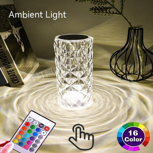 Crystal Rose Lamp Atmosphere Creative Led Table Lamp - Homevibz