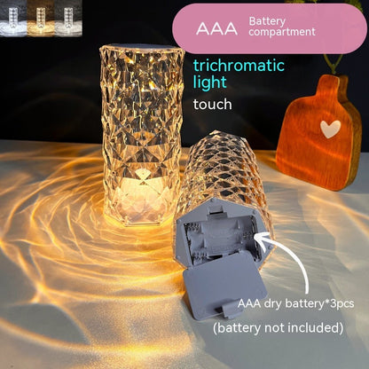 Crystal Rose Lamp Atmosphere Creative Led Table Lamp - Homevibz