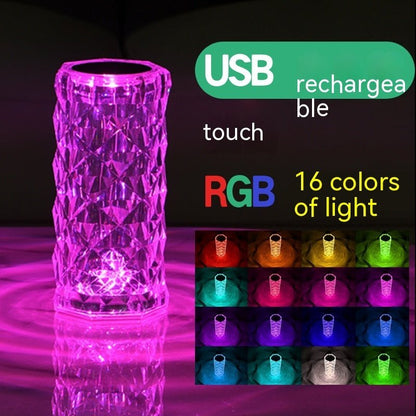 Crystal Rose Lamp Atmosphere Creative Led Table Lamp - Homevibz