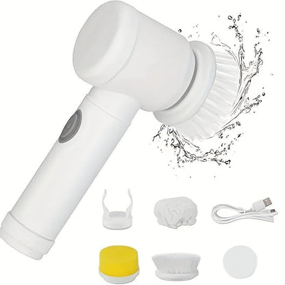 Handheld Electric Spin Scrubber | Cordless Rechargeable Cleaning Brush - Homevibz