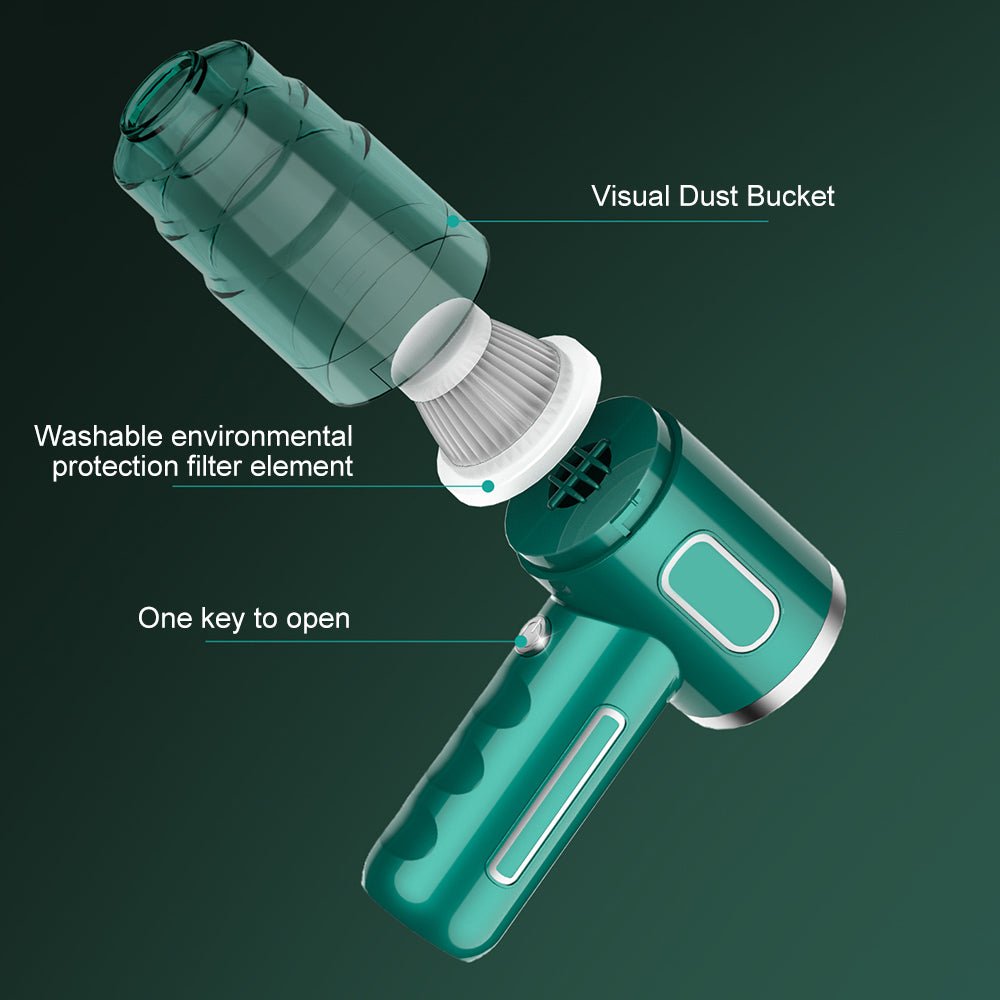Home Handheld Portable Car Vacuum Cleaner - Homevibz