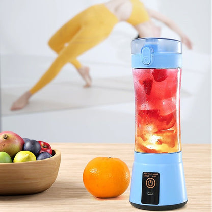 Homevibz Wireless Portable Electric Juicer – USB Rechargeable Personal Smoothie Blender - Homevibz