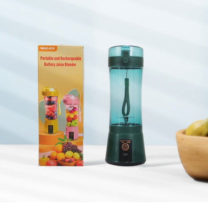 Homevibz Wireless Portable Electric Juicer – USB Rechargeable Personal Smoothie Blender - Homevibz