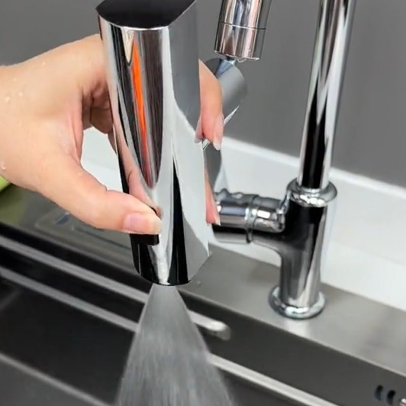 Kitchen Faucet Waterfall Outlet Splash Proof Universal Rotating Bubbler Multifunctional Water Nozzle Extension Kitchen Gadgets - Homevibz