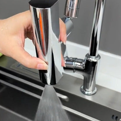 Kitchen Faucet Waterfall Outlet Splash Proof Universal Rotating Bubbler Multifunctional Water Nozzle Extension Kitchen Gadgets - Homevibz