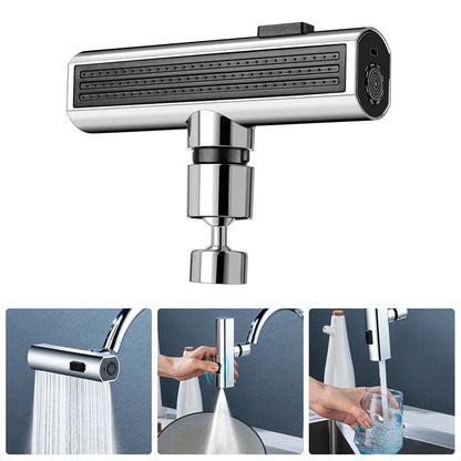 Kitchen Faucet Waterfall Outlet Splash Proof Universal Rotating Bubbler Multifunctional Water Nozzle Extension Kitchen Gadgets - Homevibz