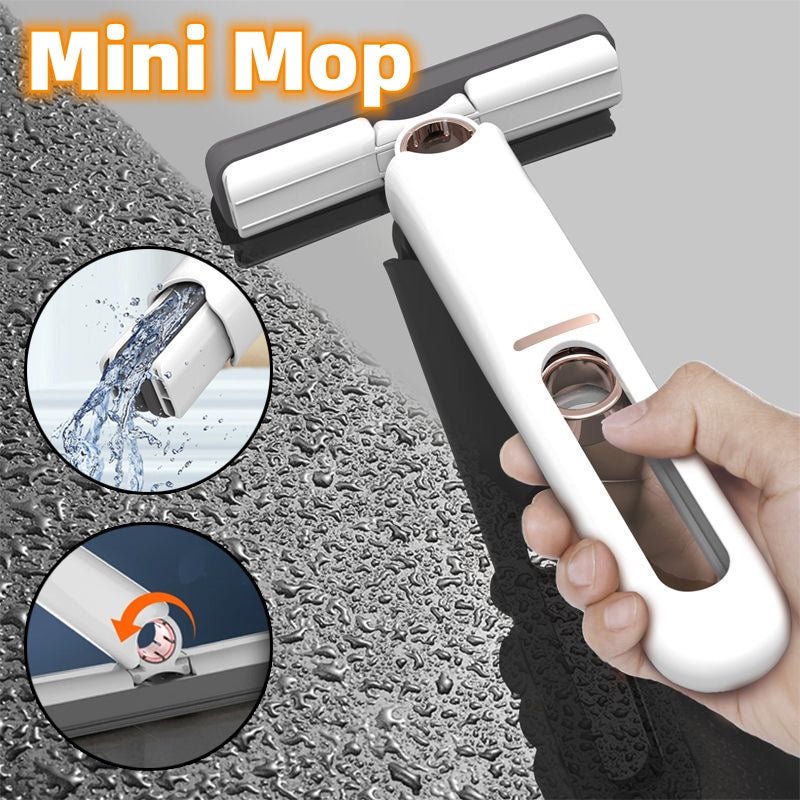 Mini Mops Floor Cleaning Sponge Squeeze Mop Household Cleaning Tools Home Car Portable Wiper Glass Screen Desk Cleaner Mop - Homevibz