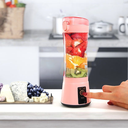 Portable Electric Fruit Juicer Wireless USB Rechargeable Mini Mixer Multifunction Summer Smoothie Blender Machine Kitchen Supplies - Homevibz