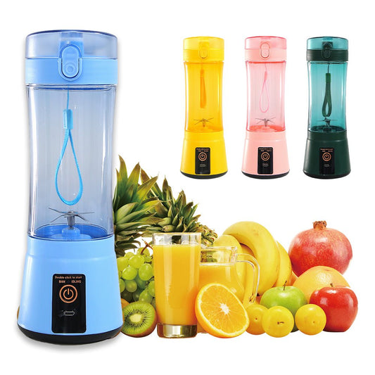 Portable Electric Fruit Juicer Wireless USB Rechargeable Mini Mixer Multifunction Summer Smoothie Blender Machine Kitchen Supplies - Homevibz
