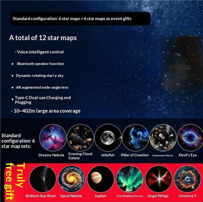 USB Starry Sky Lamp – Bedroom & Nursery Light - Homevibz