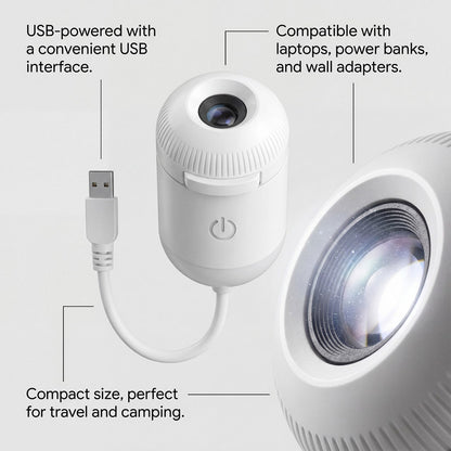 USB Starry Sky Lamp – Bedroom & Nursery Light - Homevibz
